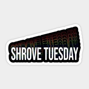 Shrove Tuesday Sticker